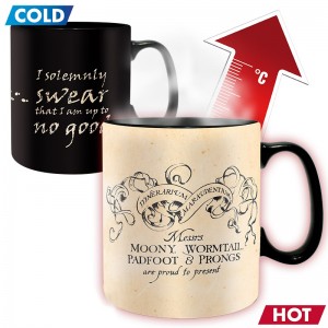11озо Magic Coffee Heat Sensitive Mug Color changing Heat Cup, керамични чаши за кафе